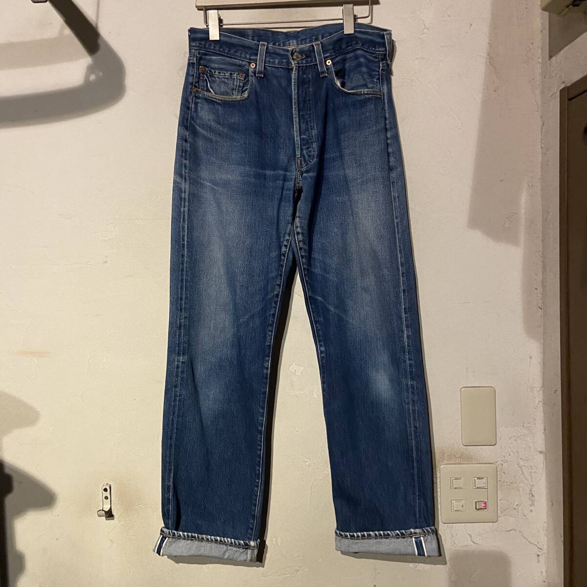 リーバイス501 デニムパンツ バレンシア ボタン裏 555 90年代 リーバイス501 デニムパンツ バレンシア ボタン裏 555 90年代
