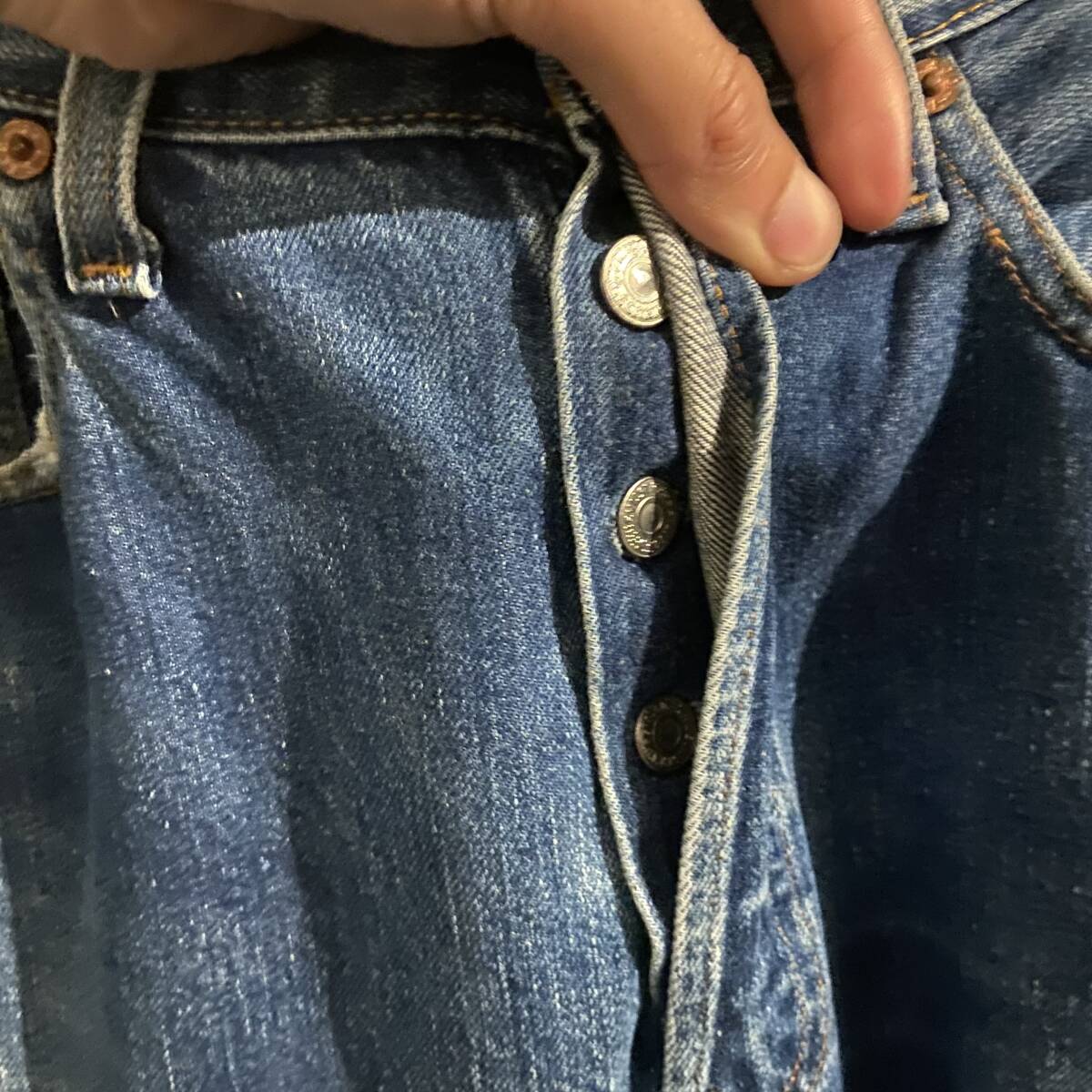 リーバイス501 デニムパンツ バレンシア ボタン裏 555 90年代 リーバイス501 デニムパンツ バレンシア ボタン裏 555 90年代
