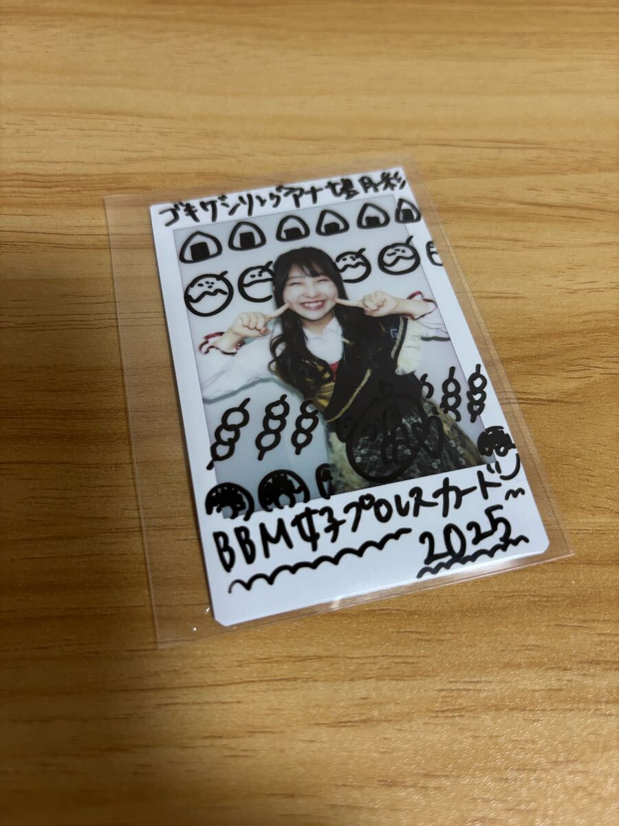 BBM 2025 女子プロレス 望月彩 直筆サインカード チェキ 10枚 BBM 2025 女子プロレス 望月彩 直筆サインカード チェキ 10枚