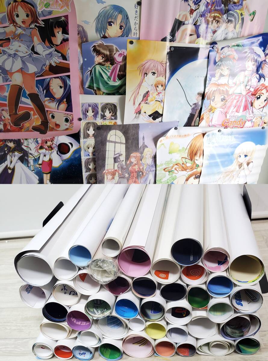 1円～ポスターまとめ売り！☆アニメ ゲーム 美少女☆ 40枚以上