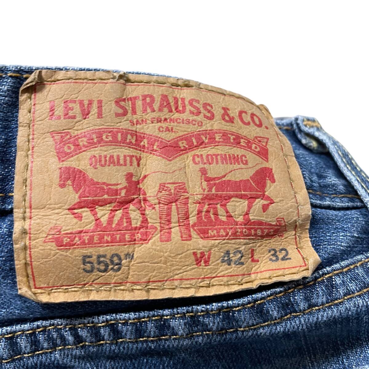 Levi's リーバイス 559 w42 l32 ジーンズ 古着 極太デニム Levi's リーバイス 559 w42 l32 ジーンズ 古着 極太デニム