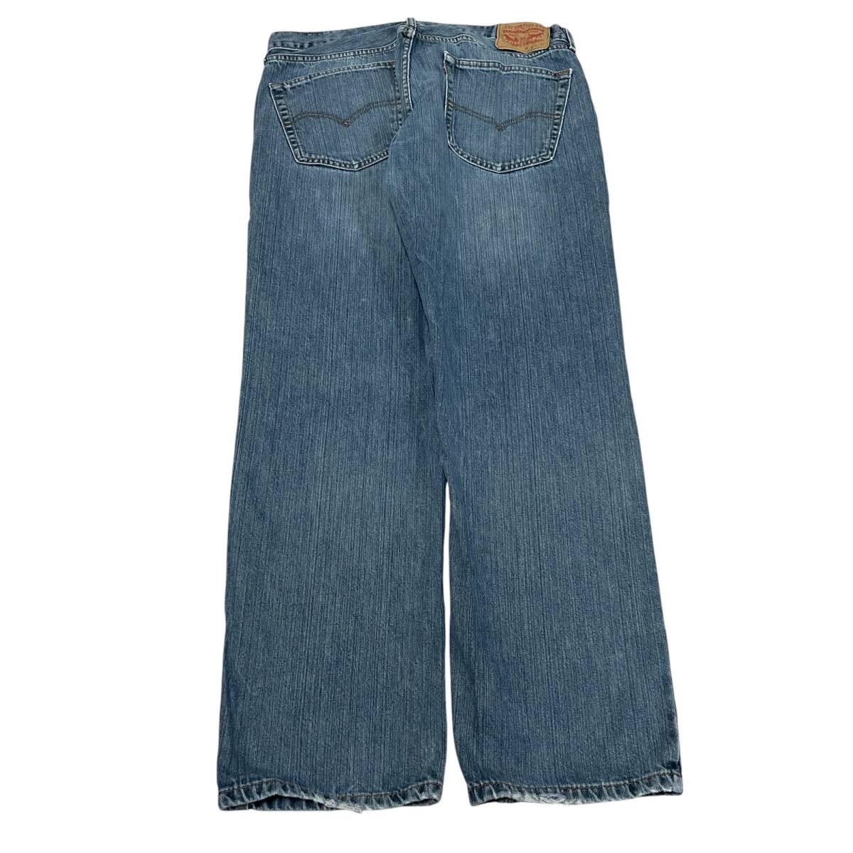 Levi's リーバイス 559 w36 l32 ジーンズ 古着 極太デニム リラックスストレートデニム 青 ブルー ジーパン Gパン 縦落ち ヒゲ levis