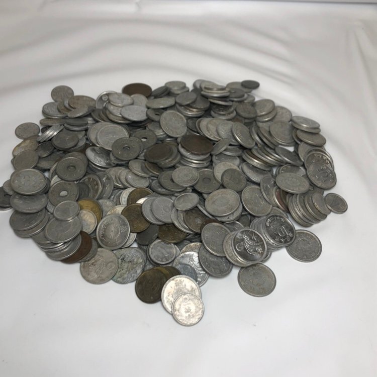 □【買取まねきや】古銭 雑銭 小型50銭 穴無し5円 50円 寛永通宝 □【買取まねきや】古銭 雑銭 小型50銭 穴無し5円 50円 寛永通宝