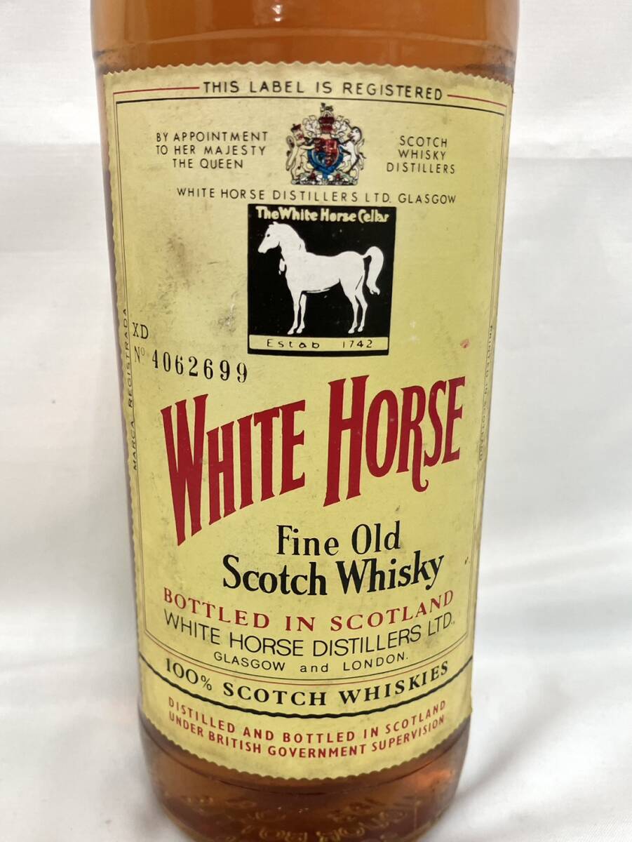 1円スタート☆ 未開栓 WHITE HORSE ホワイトホース スコッチ 1円スタート☆ 未開栓 WHITE HORSE ホワイトホース スコッチ