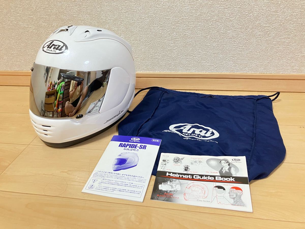 Arai RAPIDE SR ラパイドSRフルフェイスヘルメット 57-58cm Yahoo!オークション - Arai RAPIDESR ラパイドSR フルフェイス57