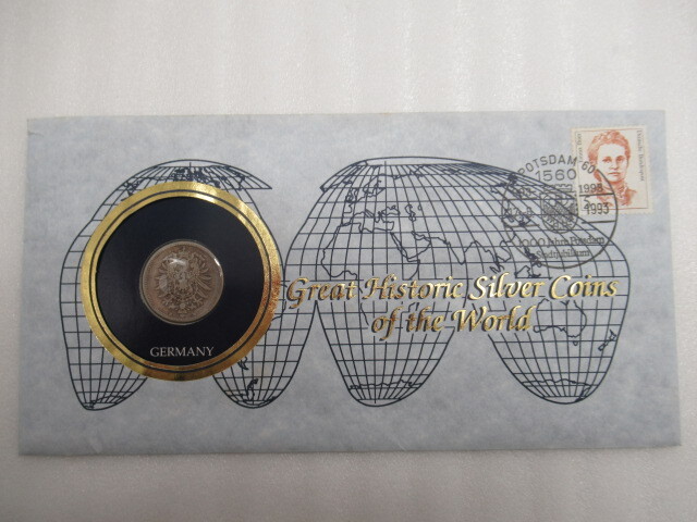 フランクリンミント 世界の銀貨 ドイツ 2枚セット 1マルク 5 フランクリンミント 世界の銀貨 ドイツ 2枚セット 1マルク 5