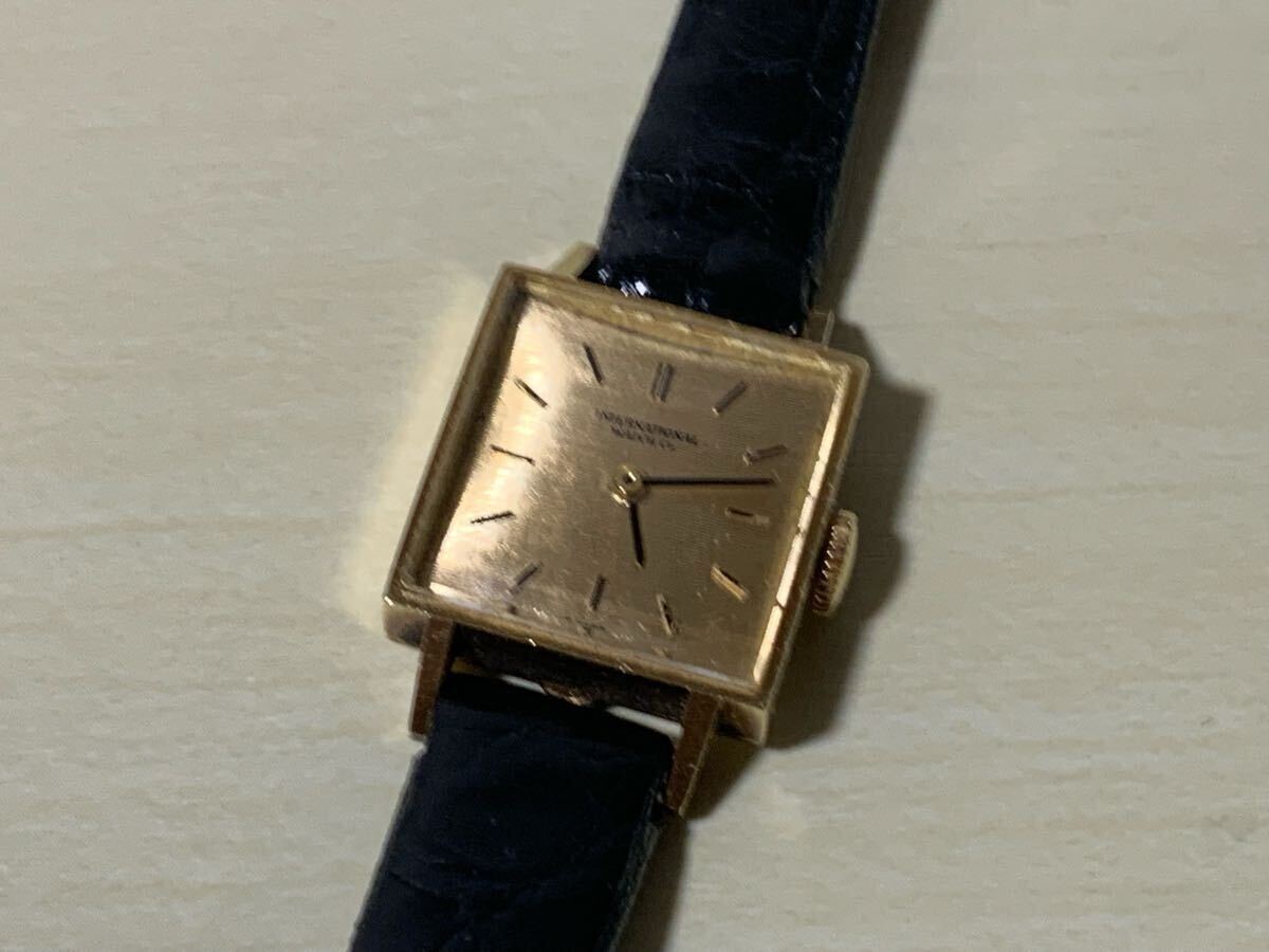 IWC International Watch Co. レディース 手巻き 角型 腕時計 18 IWC International Watch Co. レディース 手巻き 角型 腕時計 18