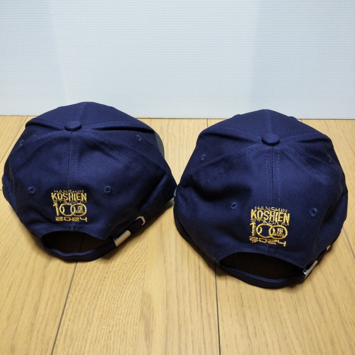阪神タイガース「甲子園球場 キャップ 2個」帽子 開場100周年 阪神タイガース「甲子園球場 キャップ 2個」帽子 開場100周年