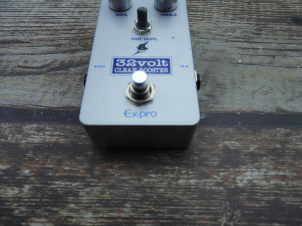 Ex-pro 32volt CLEAN BOOSTER ブースター エフェクター Ex-pro 32volt CLEAN BOOSTER ブースター エフェクター