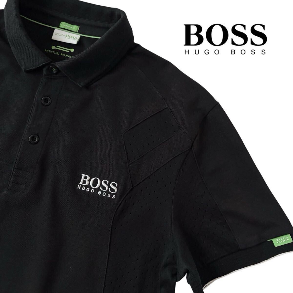 ヒューゴ ボス HUGO BOSS 吸汗速乾 ストレッチ ポロシャツ XL ヒューゴ ボス HUGO BOSS 吸汗速乾 ストレッチ ポロシャツ XL