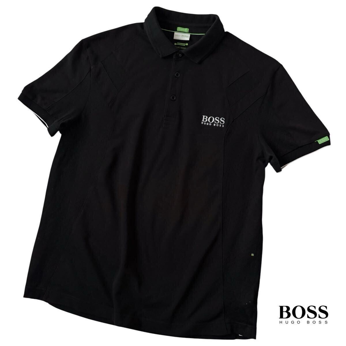 ヒューゴ ボス HUGO BOSS 吸汗速乾 ストレッチ ポロシャツ XL ヒューゴ ボス HUGO BOSS 吸汗速乾 ストレッチ ポロシャツ XL