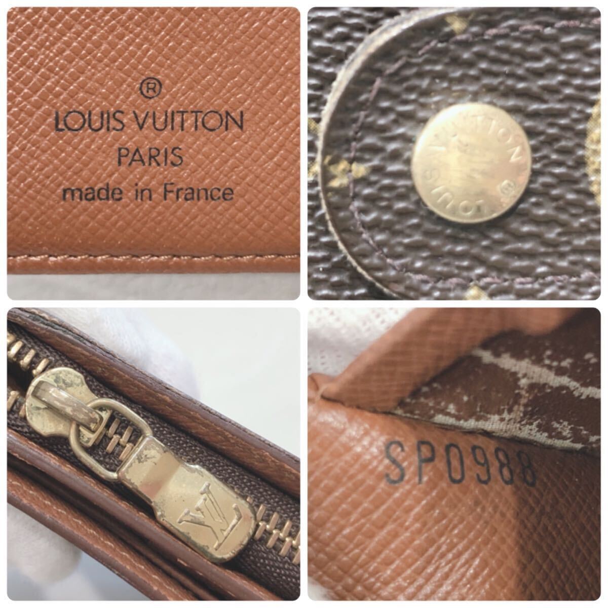 LOUISVUITTON ルイヴィトン ヴィトン モノグラム 折り財布 手帳 LOUISVUITTON ルイヴィトン ヴィトン モノグラム 折り財布 手帳
