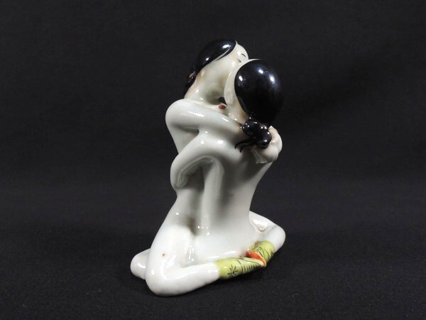 中国美術/春画人形/高:8cm/艶人形/豆人形/磁器人形/艶絵/裸婦 中国美術/春画人形/高:8cm/艶人形/豆人形/磁器人形/艶絵/裸婦