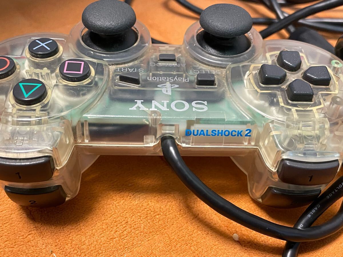 アナログコントローラー DUALSHOCK2 クリアスケルトン SCPH アナログコントローラー DUALSHOCK2 クリアスケルトン SCPH