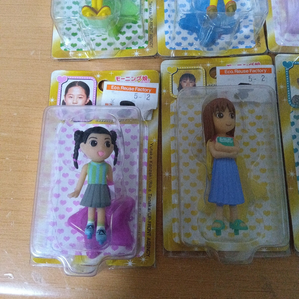 ミニチュア フィギュア コレクション 非売品 景品付録 モーニング娘 矢口真里 新垣里沙 飯?zhí)锕缈?他 なかよし2001年 未使用 娘 物語