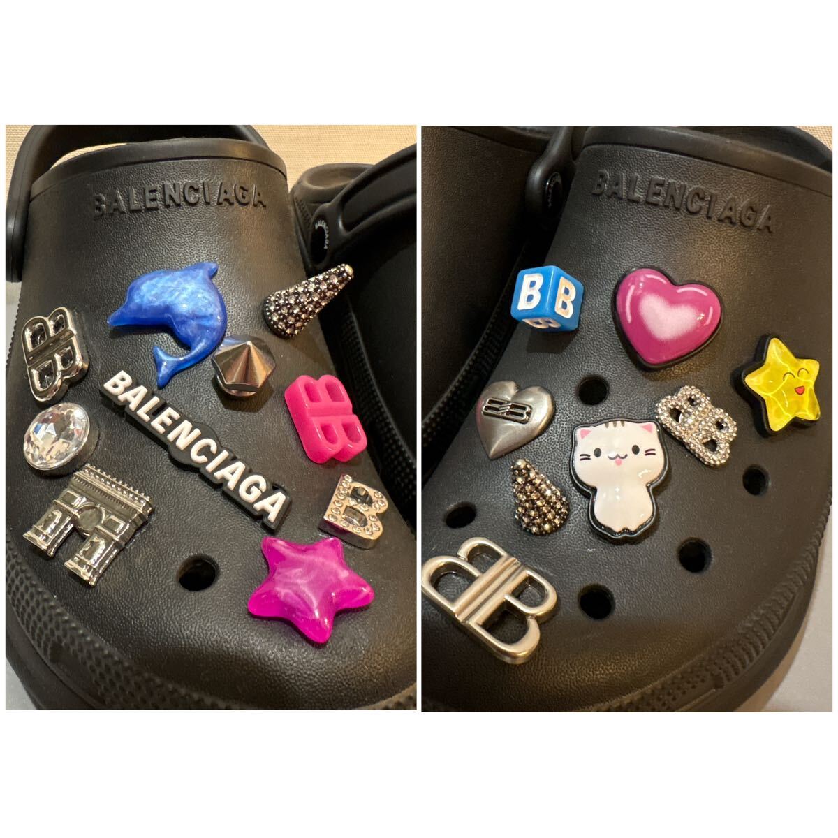 【2024福袋】 2025新作 バレンシアガ 36 JIBBITZ CROCSミュール BALENCIAGA 靴