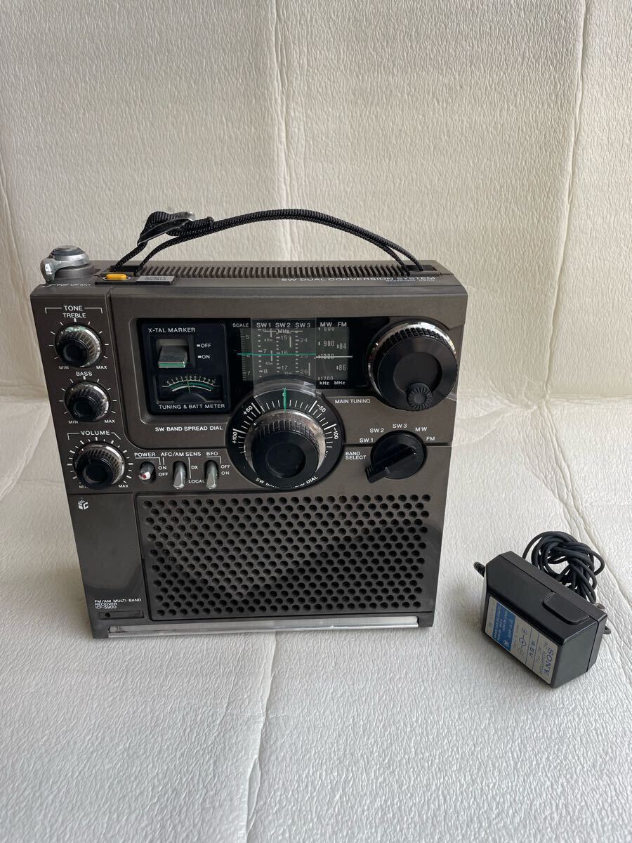 ジャンク品】SONY ソニー ICF-5900 スカイセンサー 5バンド ジャンク品】SONY ソニー ICF-5900 スカイセンサー 5バンド