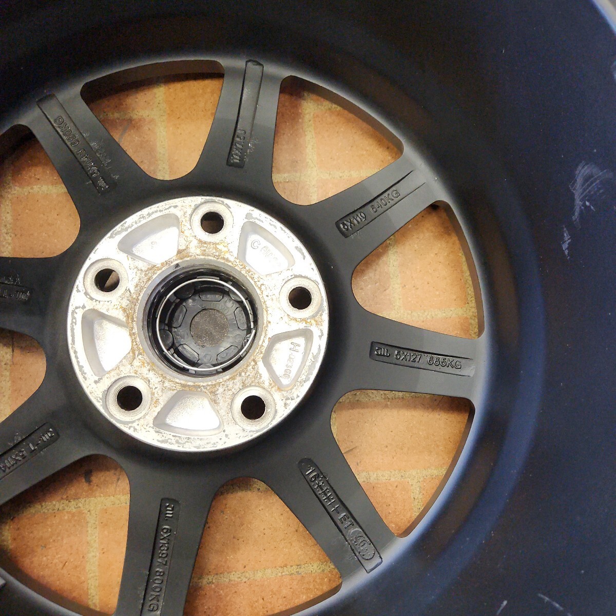 XTREME-J エクストリームJ 17インチ 7.5J+40 5H-127 中古 XJ アメ車 MLJ_画像10