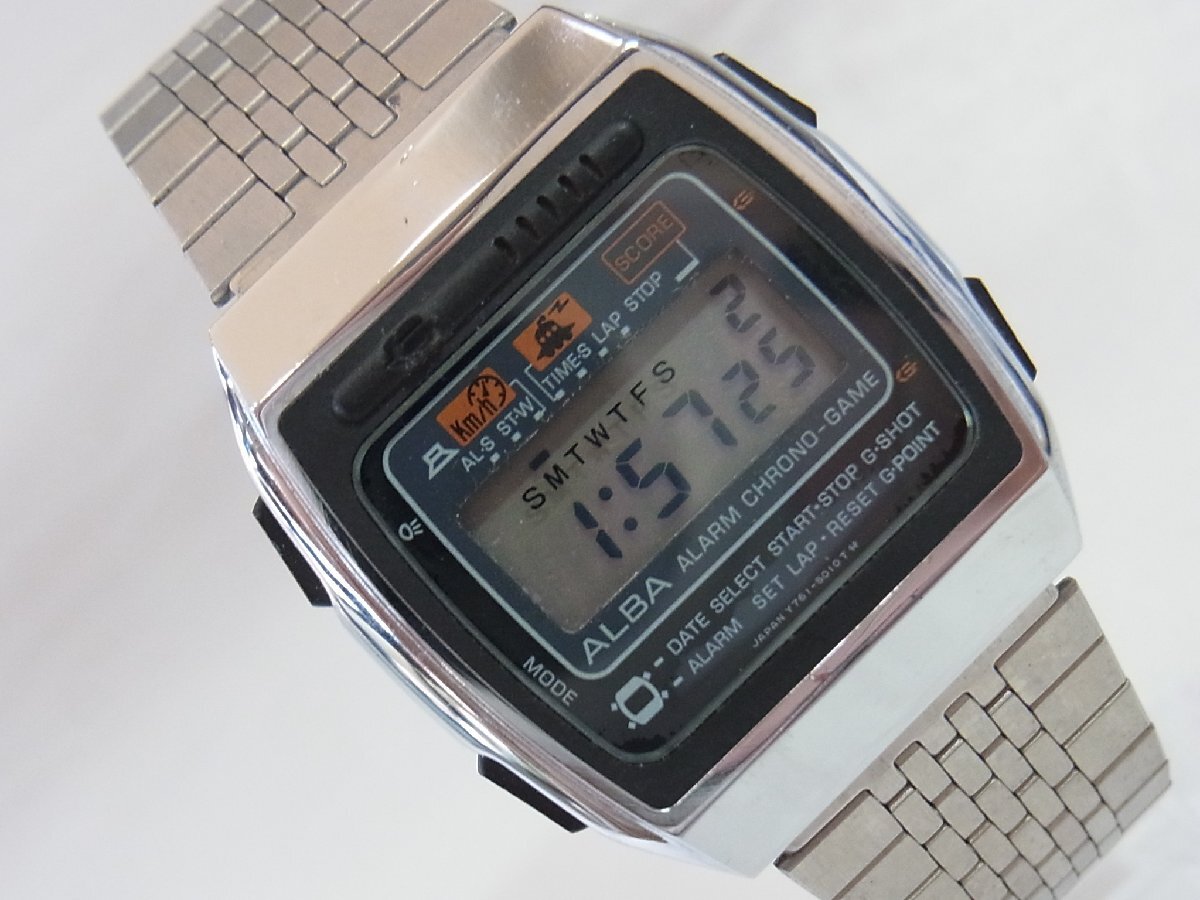 激安正規 1円~【稼働ジャンク】セイコー SEIKO アラーム ALBA アルバ アルバ