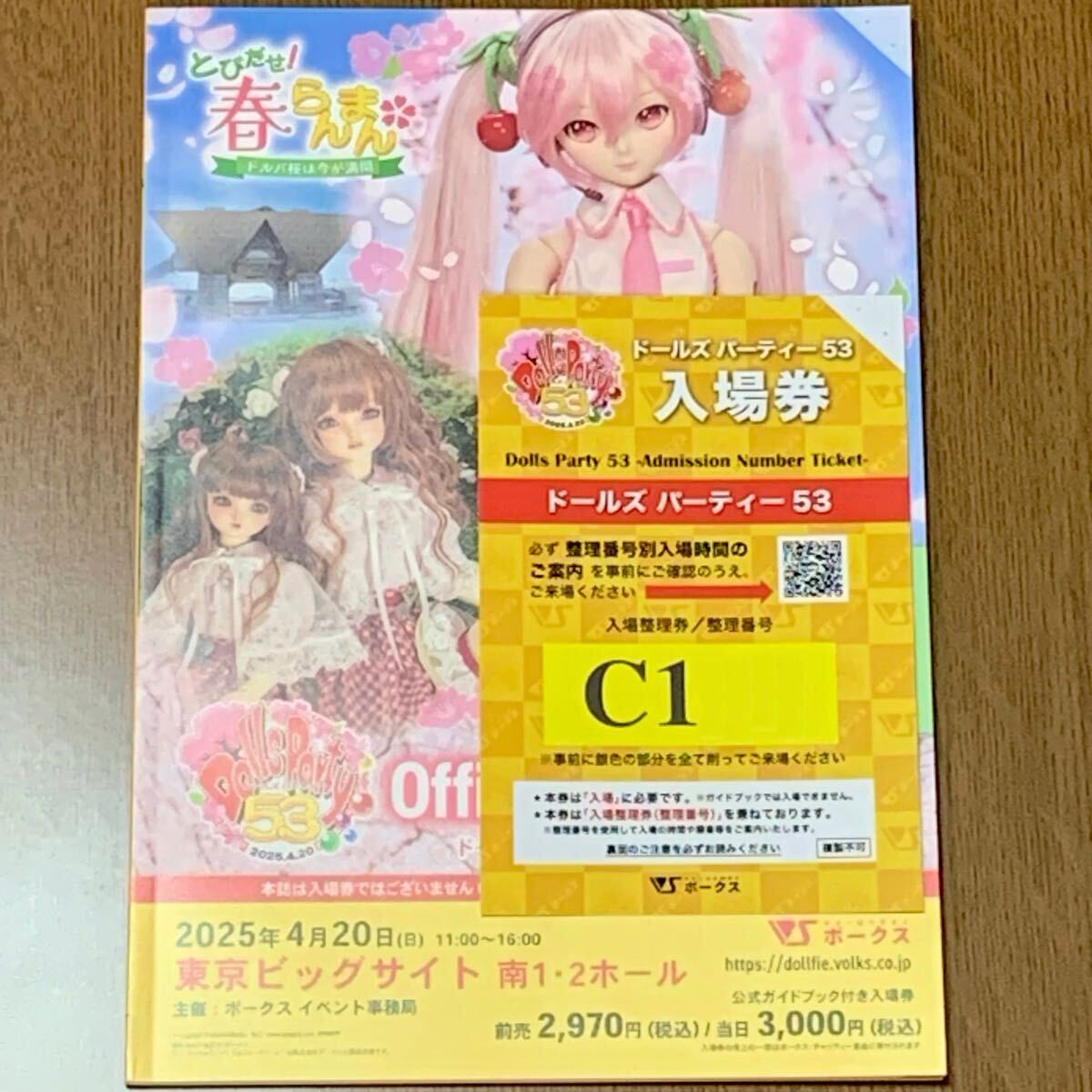 ドルパ ドールズパーティー53 公式ガイドブック 5冊セット 入場 ドルパ ドールズパーティー53 公式ガイドブック 5冊セット 入場
