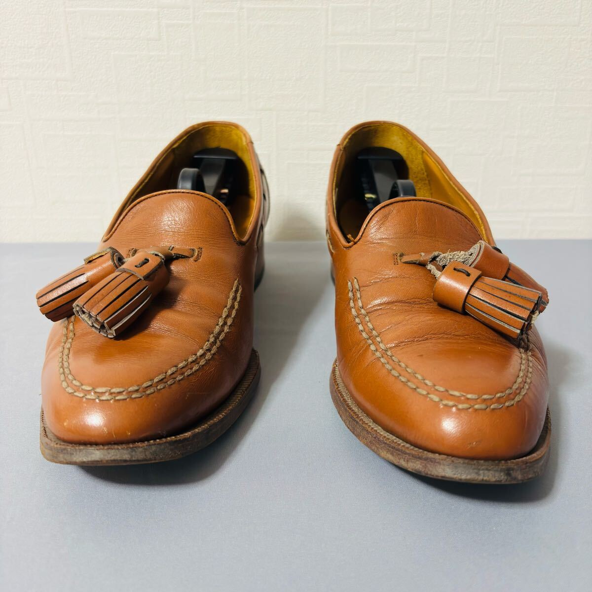REGAL IMPERIAL GRADE リーガル インペリアルグレード 2732 ポロタッセル 茶 80年代 24.5EE 布タグ 良品