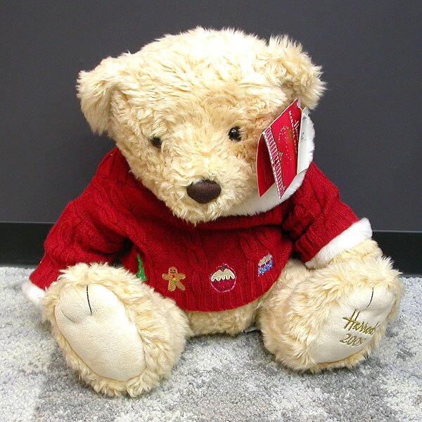 S3940 ☆ Harrods ハロッズ イヤー クリスマス ベア 2000 2002 S3940 ☆ Harrods ハロッズ イヤー クリスマス ベア 2000 2002