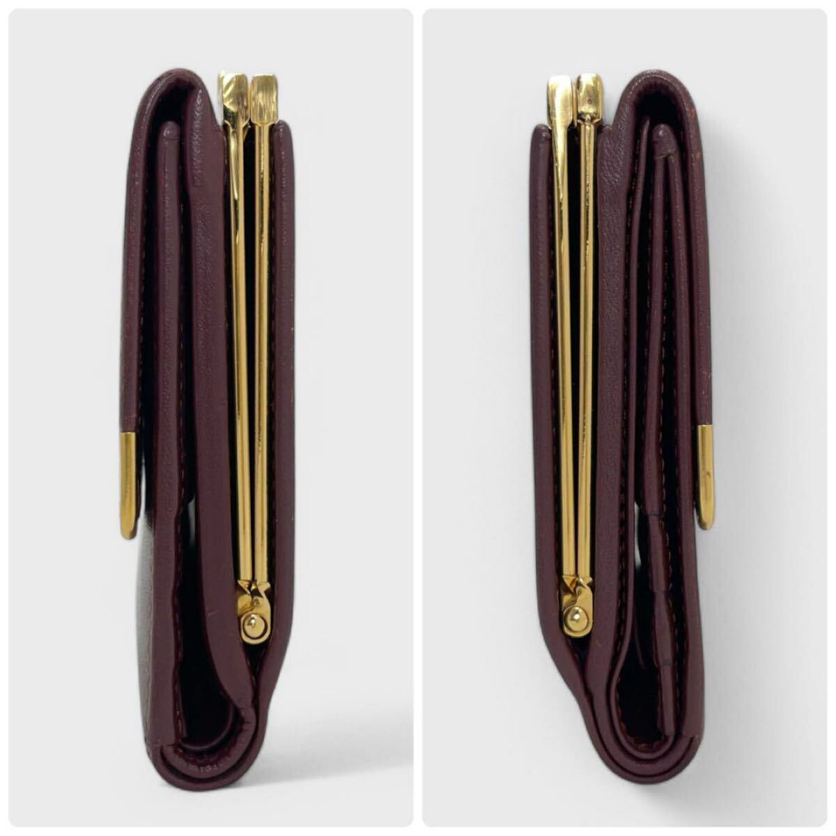 美品/ギャラ付き】Cartier カルティエ マストライン 二つ折り 美品/ギャラ付き】Cartier カルティエ マストライン 二つ折り