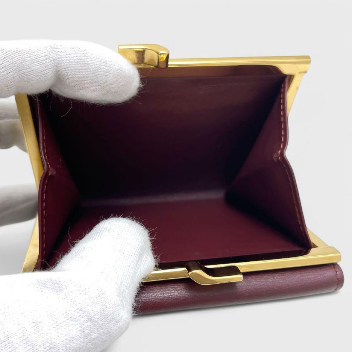美品/ギャラ付き】Cartier カルティエ マストライン 二つ折り 美品/ギャラ付き】Cartier カルティエ マストライン 二つ折り