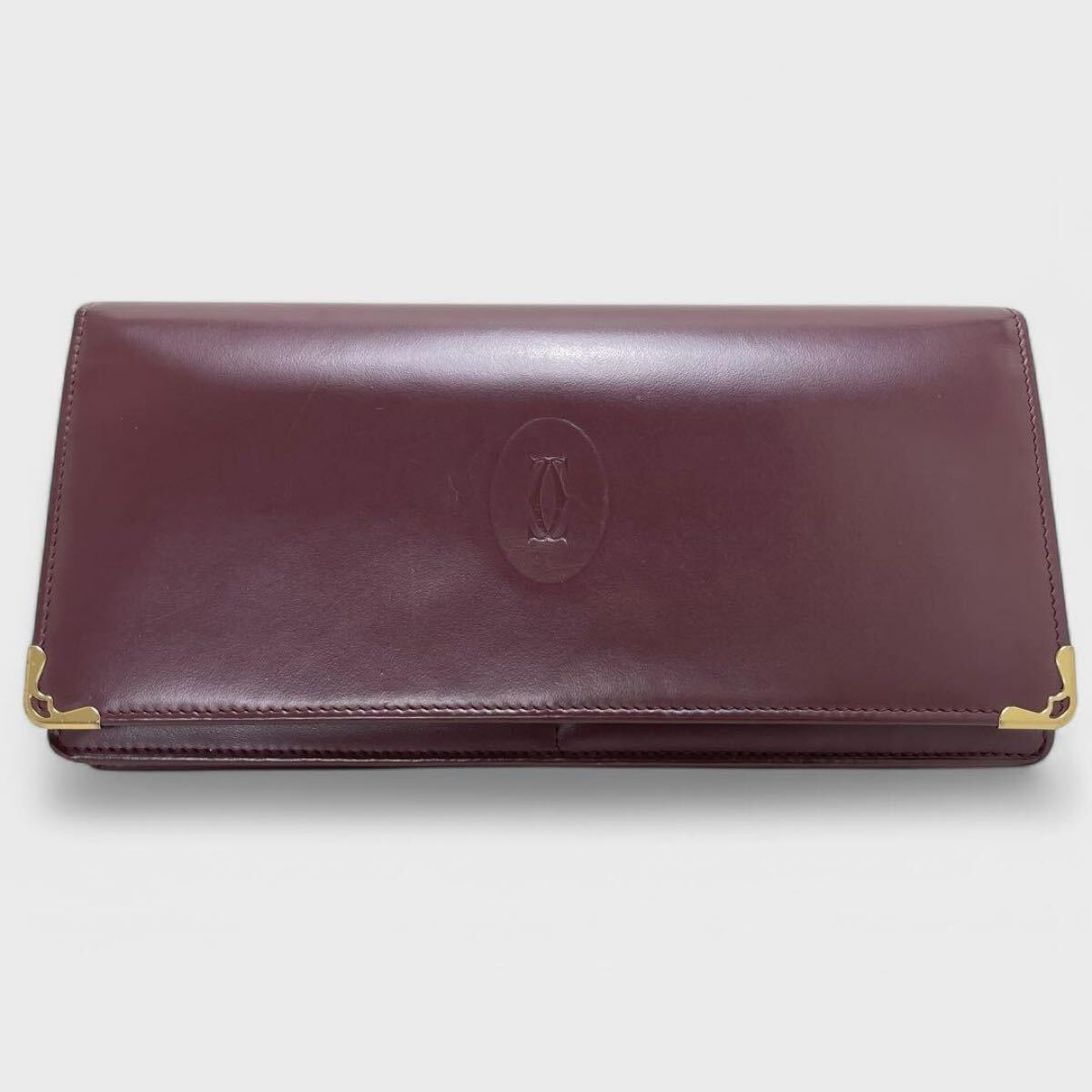 美品/ギャラ箱付き】Cartier カルティエ マストライン 二つ折り 美品/ギャラ箱付き】Cartier カルティエ マストライン 二つ折り