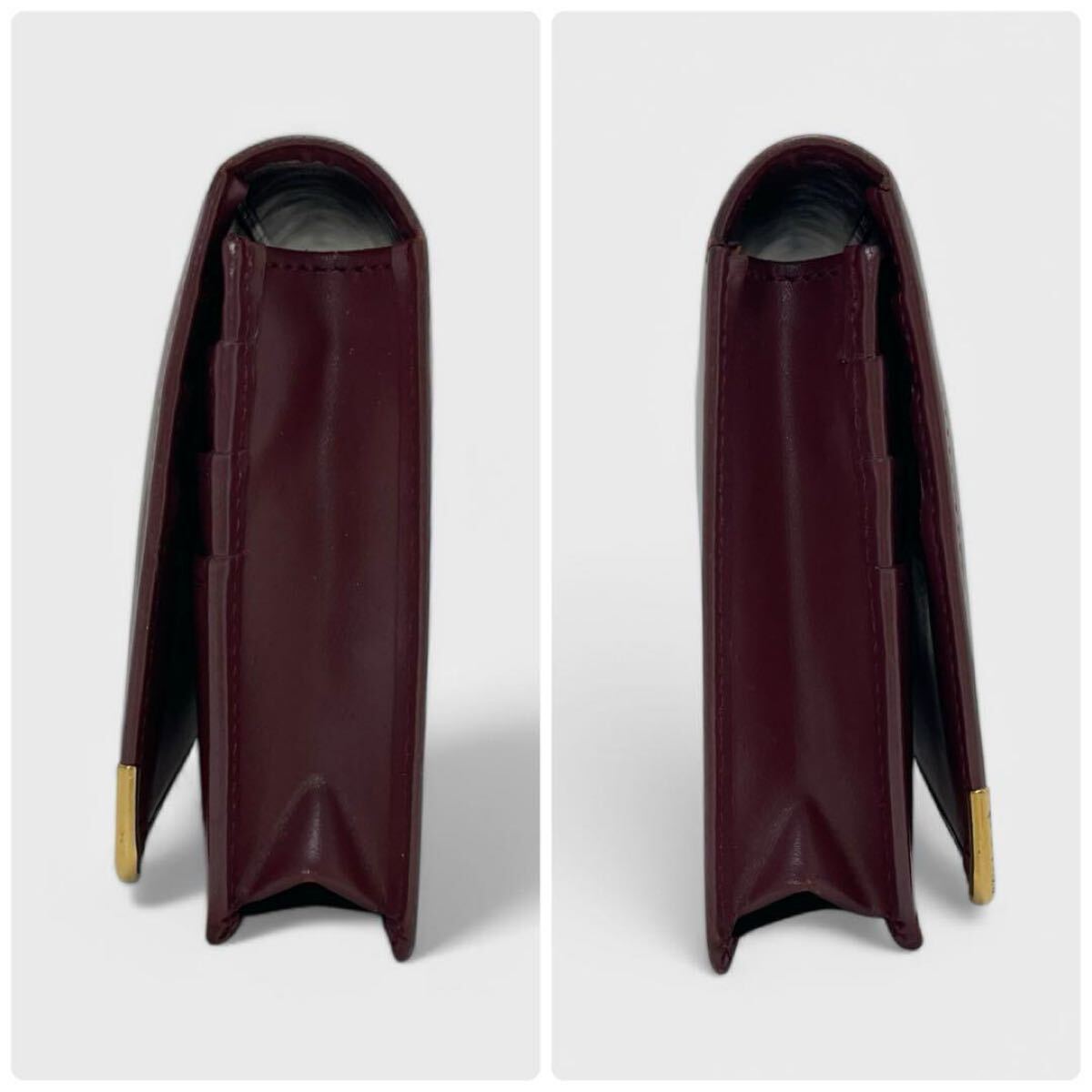 美品/ギャラ箱付き】Cartier カルティエ マストライン 二つ折り 美品/ギャラ箱付き】Cartier カルティエ マストライン 二つ折り