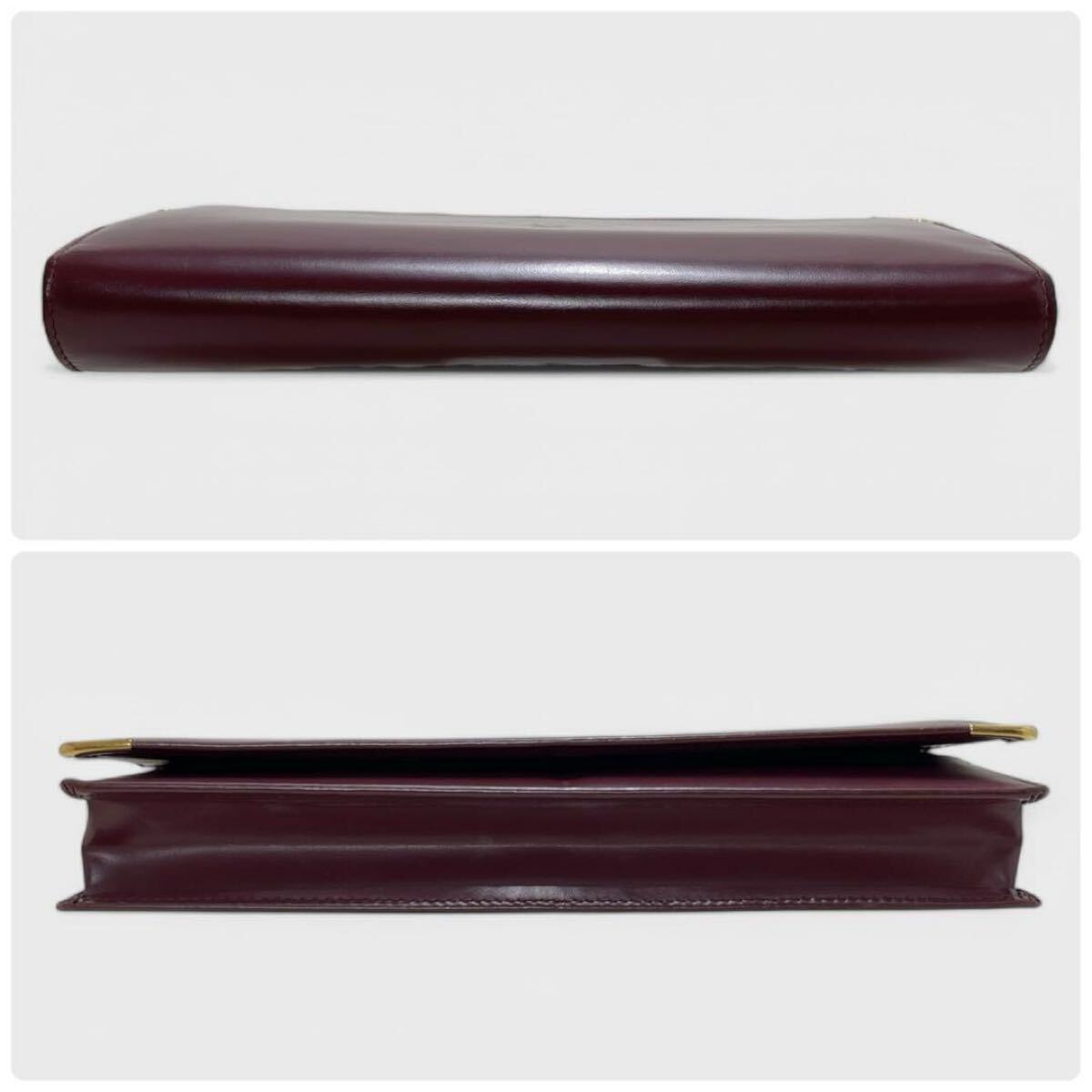 美品/ギャラ箱付き】Cartier カルティエ マストライン 二つ折り 美品/ギャラ箱付き】Cartier カルティエ マストライン 二つ折り