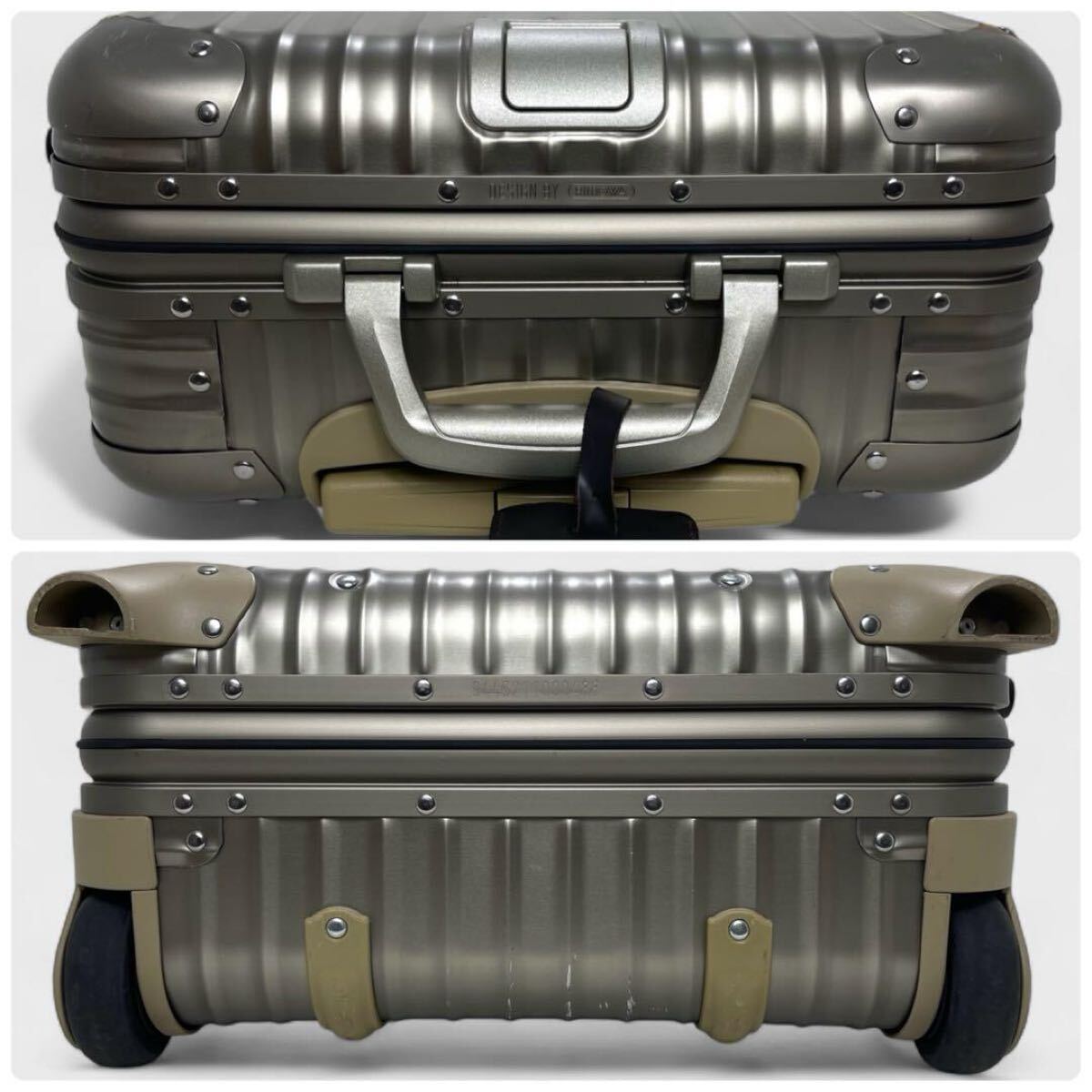 レア品(廃盤品)】RIMOWA リモワ トパーズ プレミアム チタニウム レア品(廃盤品)】RIMOWA リモワ トパーズ プレミアム チタニウム