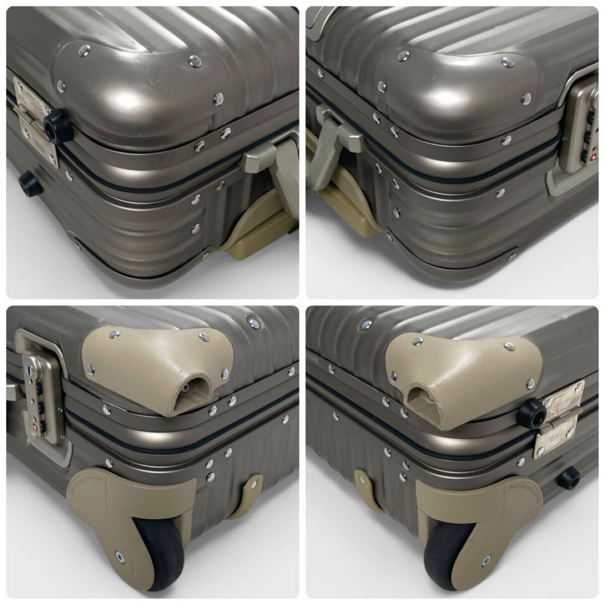 レア品(廃盤品)】RIMOWA リモワ トパーズ プレミアム チタニウム レア品(廃盤品)】RIMOWA リモワ トパーズ プレミアム チタニウム