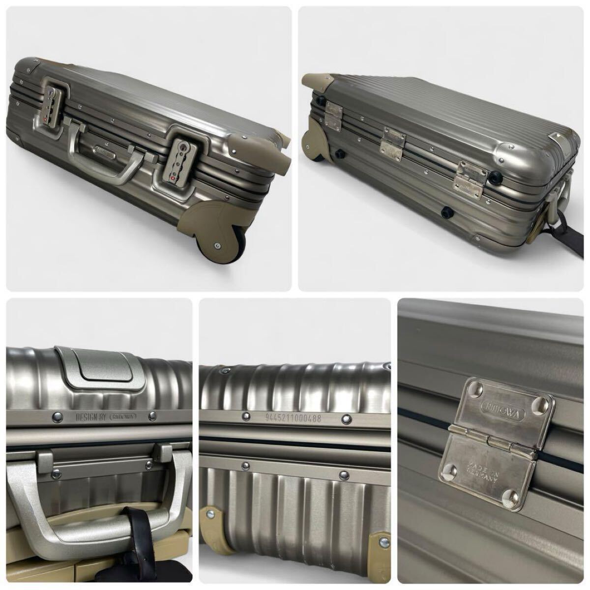 レア品(廃盤品)】RIMOWA リモワ トパーズ プレミアム チタニウム レア品(廃盤品)】RIMOWA リモワ トパーズ プレミアム チタニウム