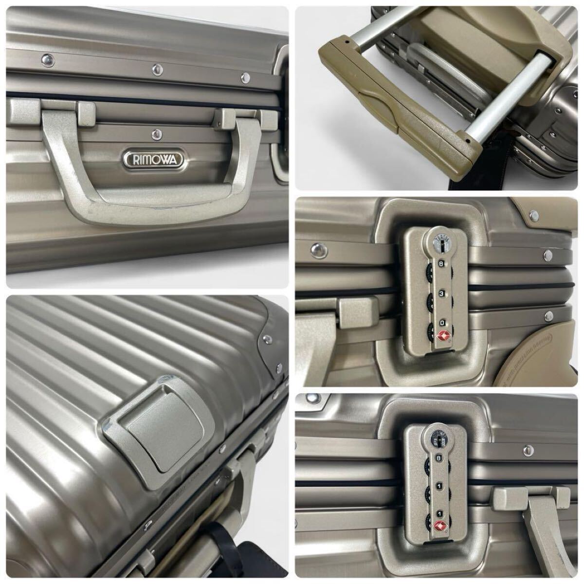 レア品(廃盤品)】RIMOWA リモワ トパーズ プレミアム チタニウム レア品(廃盤品)】RIMOWA リモワ トパーズ プレミアム チタニウム