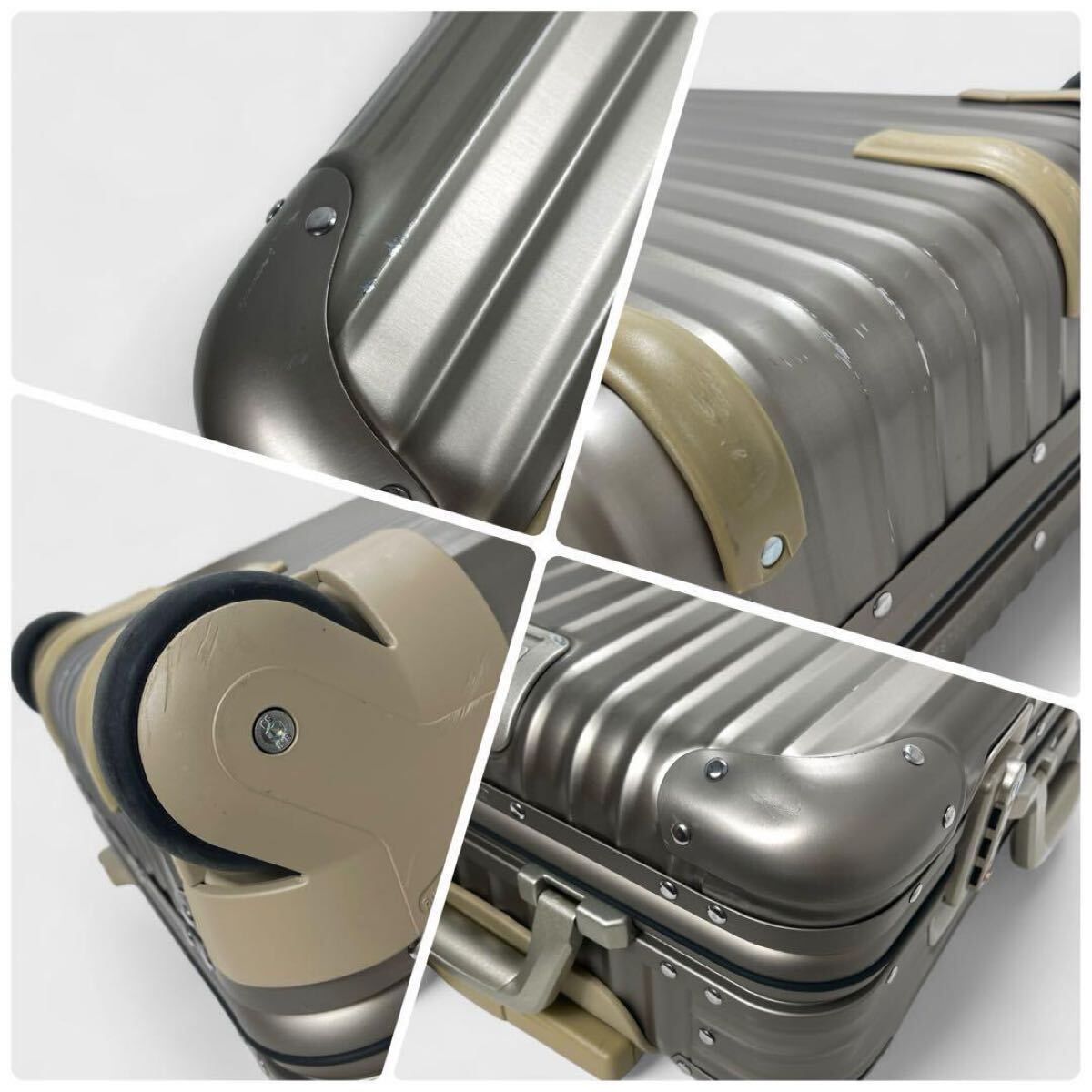 レア品(廃盤品)】RIMOWA リモワ トパーズ プレミアム チタニウム レア品(廃盤品)】RIMOWA リモワ トパーズ プレミアム チタニウム