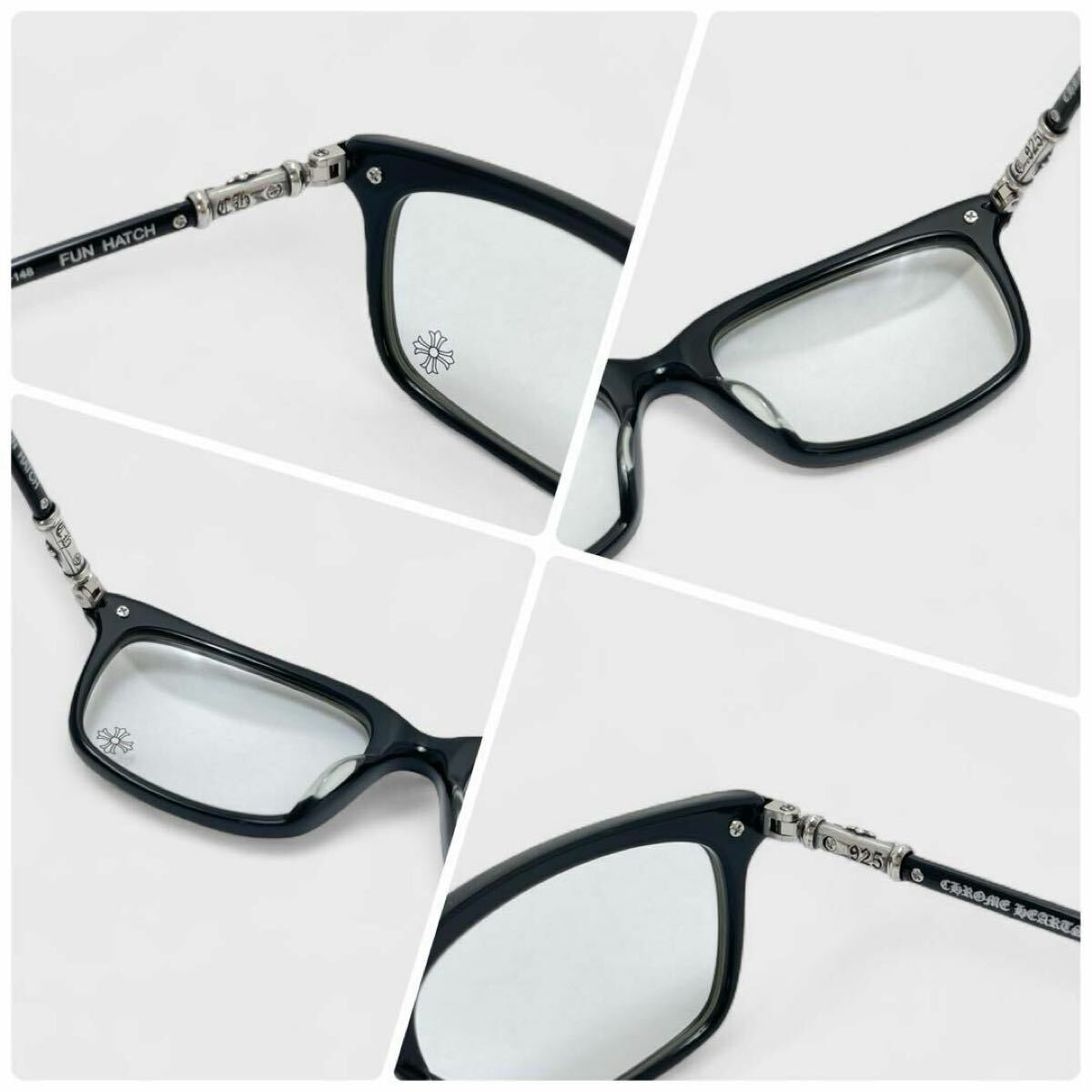 レア品/極美品】Chrome Hearts クロムハーツ メガネ FUN HATCH レア品/極美品】Chrome Hearts クロムハーツ メガネ FUN HATCH