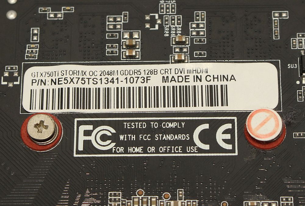 PaLiT GeForce GTX750 Ti StormX OC 2GB GDDR5 128Bit CRT/DVI/mini-HDMI_画像6