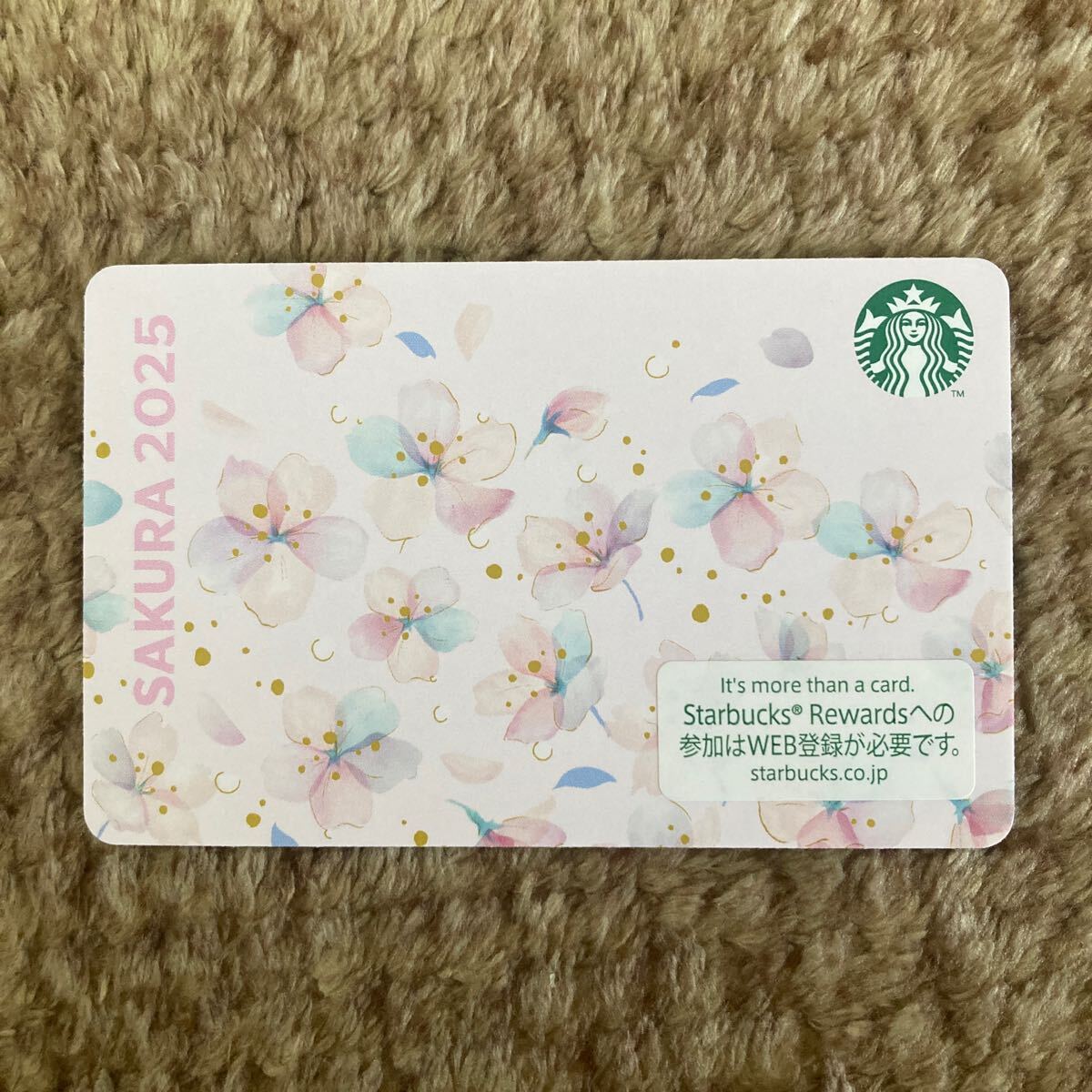 スターバックスカード 2枚セット SAKURA2025 PIN未削り 残高0 スターバックスカード 2枚セット SAKURA2025 PIN未削り 残高0