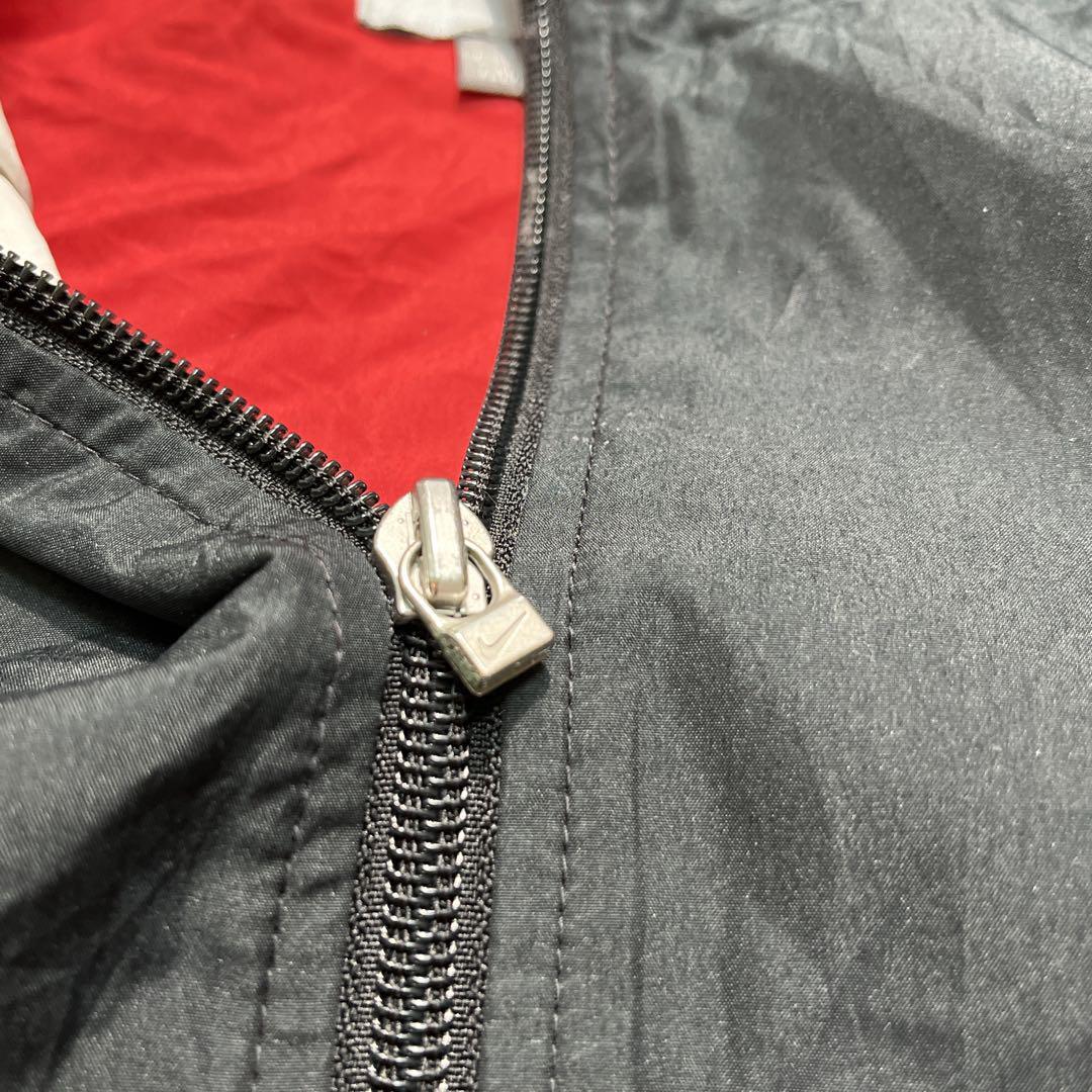 00's NIKE ナイキ ナイロンジャケット XL 黒白 ブラック ワン 00's NIKE ナイキ ナイロンジャケット XL 黒白 ブラック ワン
