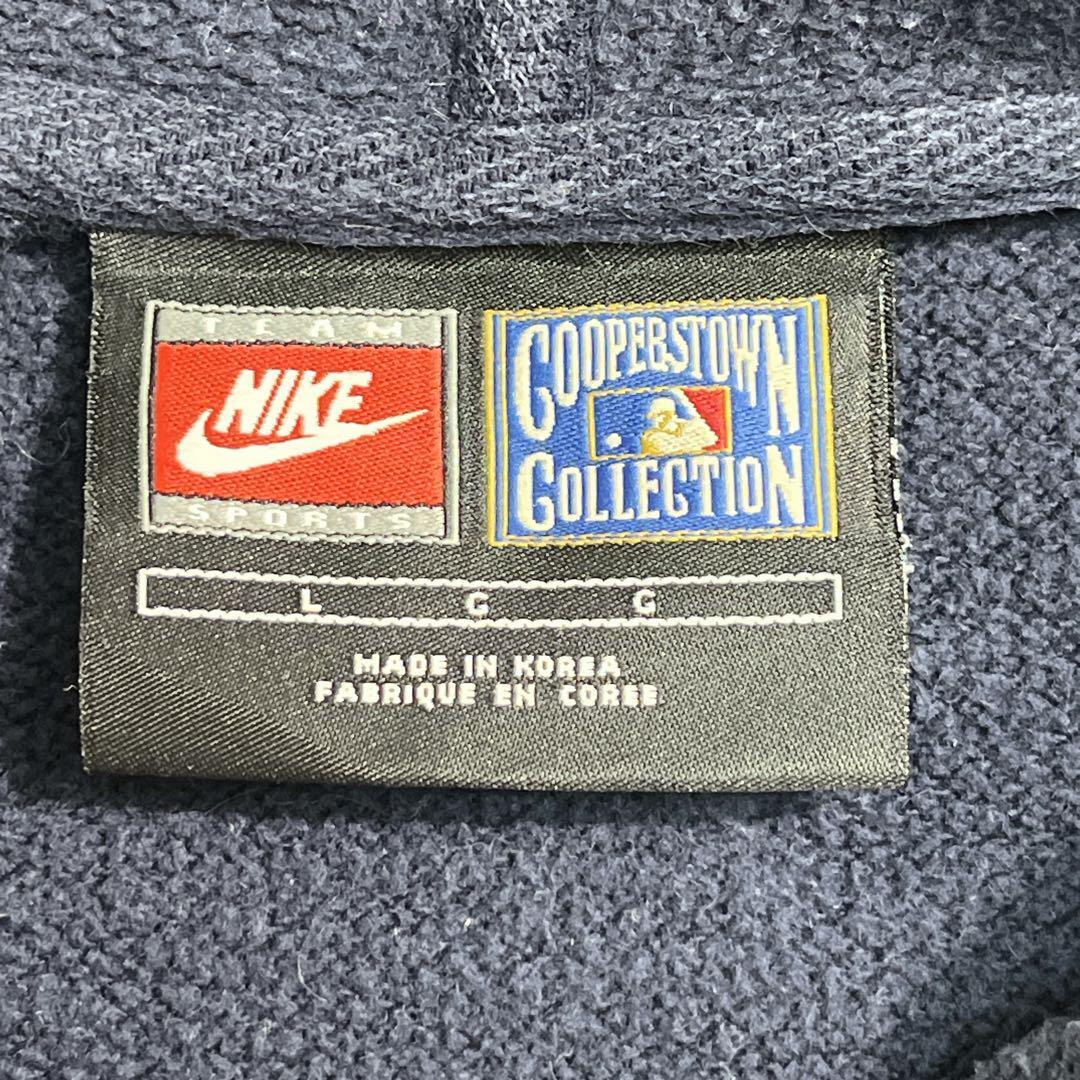 00's NIKE ナイキ MLB ヤンキース パーカー L 紺 ネイビー 刺 00's NIKE ナイキ MLB ヤンキース パーカー L 紺 ネイビー 刺