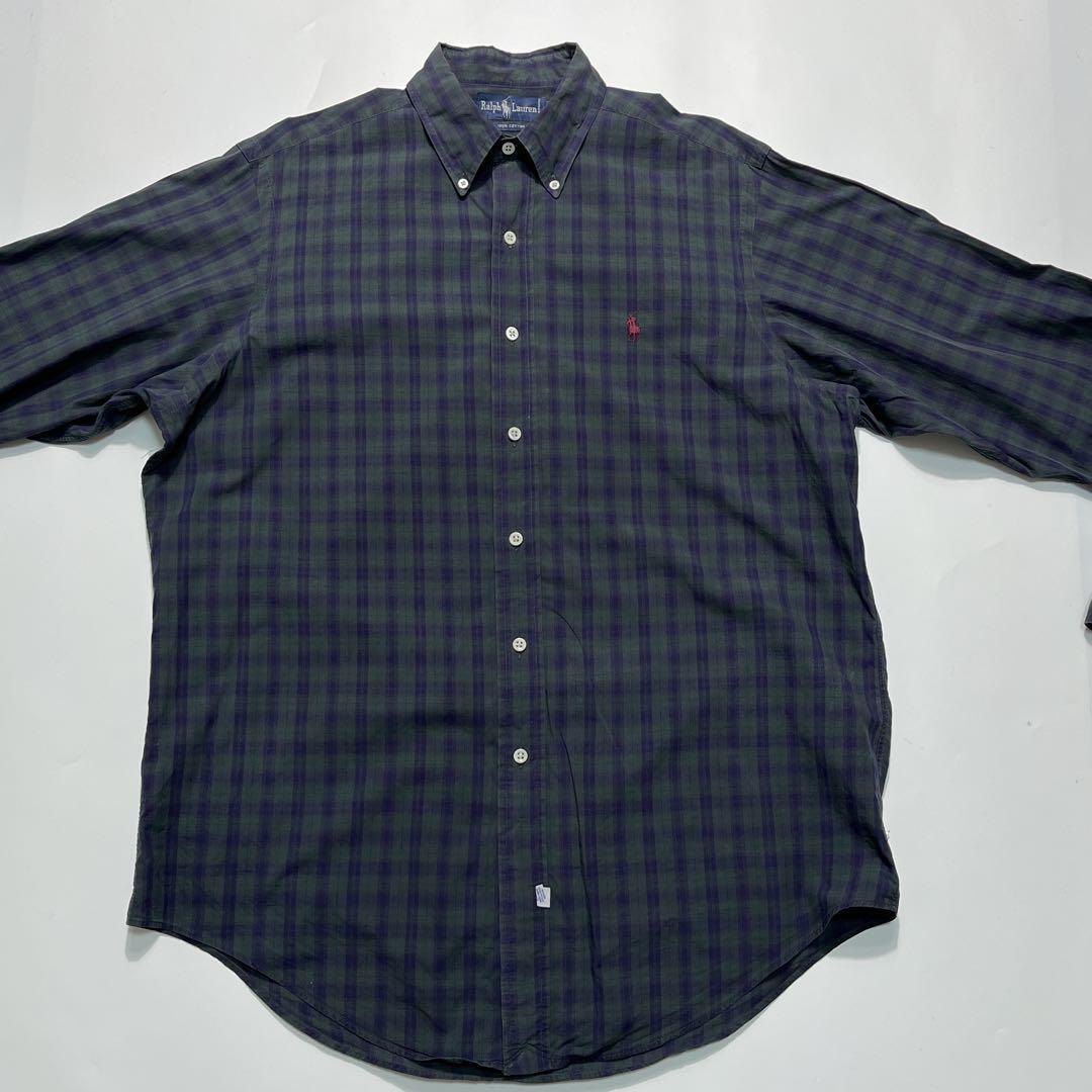 90's Ralph Lauren ラルフローレン 長袖BDシャツ ボタンダウン L 90's Ralph Lauren ラルフローレン 長袖BDシャツ ボタンダウン L