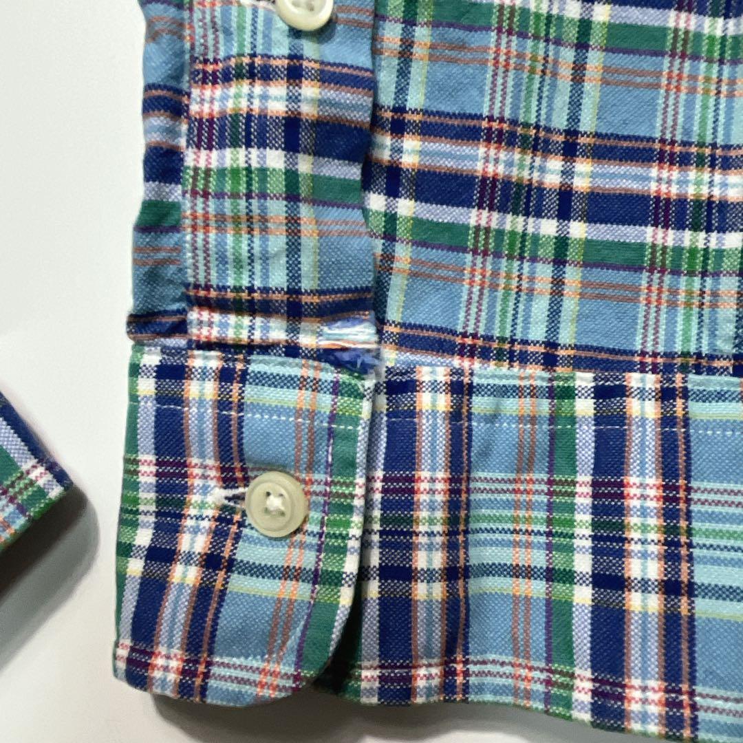 Ralph Lauren ラルフローレン 長袖BDシャツ 2XL 水色 マドラス Ralph Lauren ラルフローレン 長袖BDシャツ 2XL 水色 マドラス