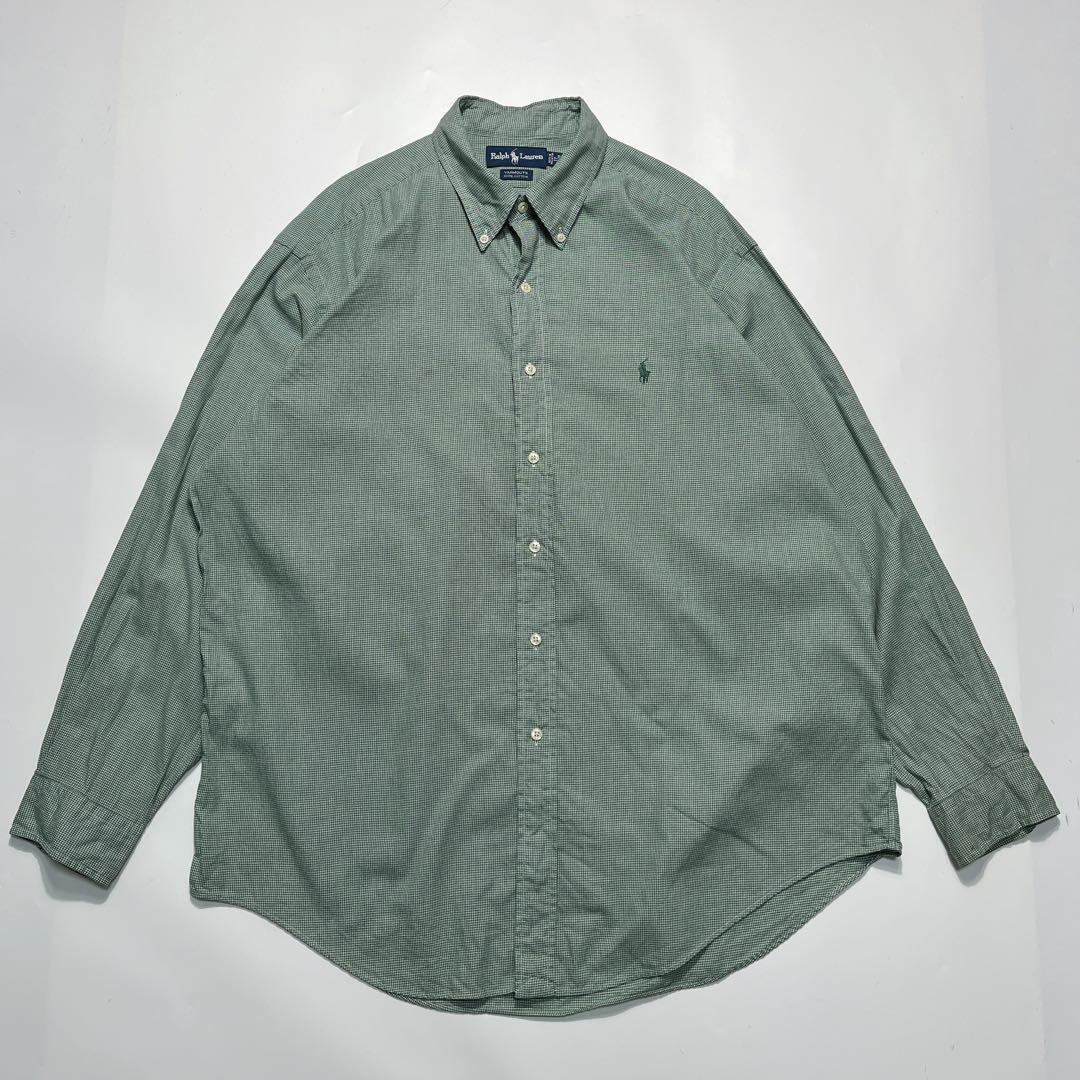 90's Ralph Lauren ラルフローレン 長袖BDシャツ ボタンダウン 90's Ralph Lauren ラルフローレン 長袖BDシャツ ボタンダウン