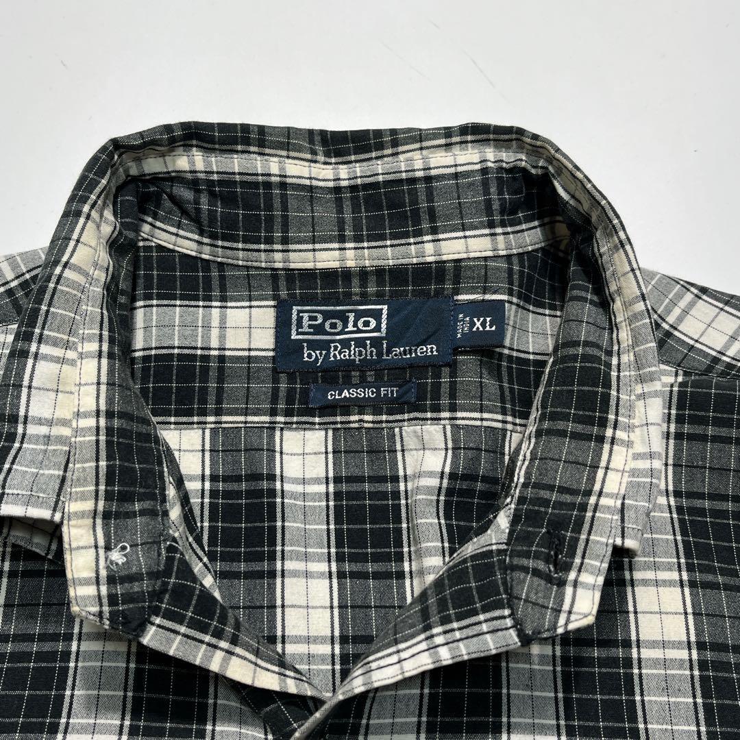 90's Polo by Ralph Lauren ラルフローレン 長袖シャツ L 黒 90's Polo by Ralph Lauren ラルフローレン 長袖シャツ L 黒