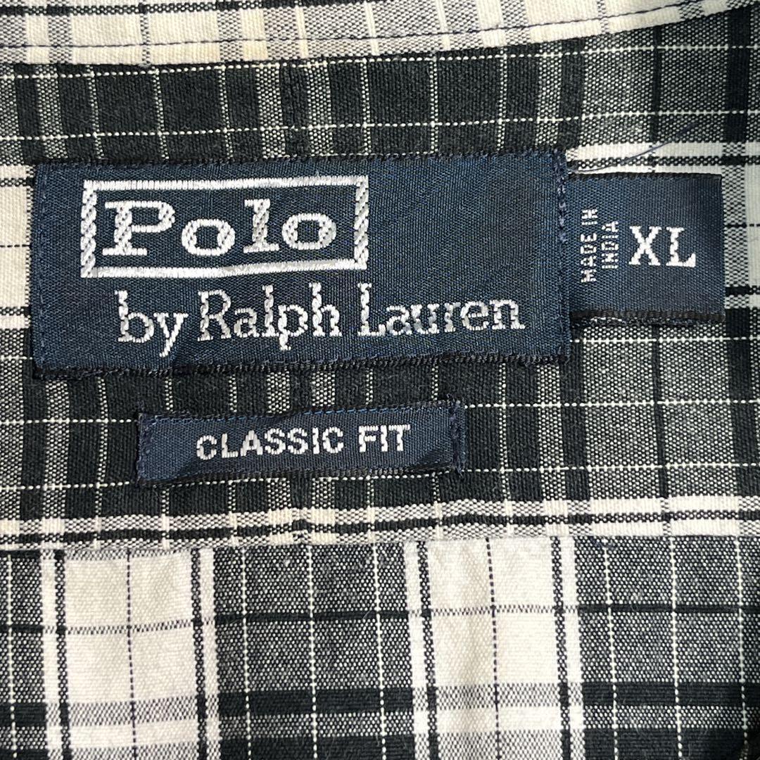 90's Polo by Ralph Lauren ラルフローレン 長袖シャツ L 黒 90's Polo by Ralph Lauren ラルフローレン 長袖シャツ L 黒