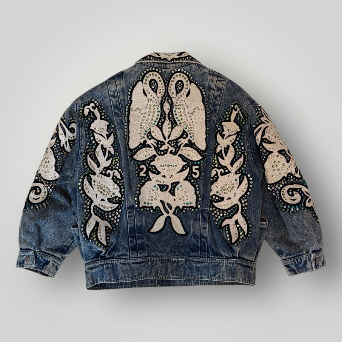 GUCCI グッチ デニムジャケット エンブロイダリー 18SS ミケーレ GUCCI グッチ デニムジャケット エンブロイダリー 18SS ミケーレ
