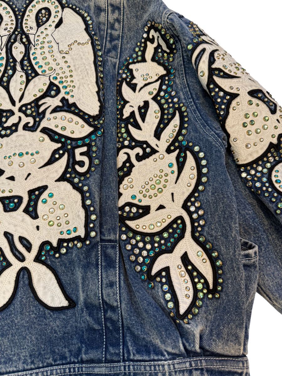 GUCCI グッチ デニムジャケット エンブロイダリー 18SS ミケーレ GUCCI グッチ デニムジャケット エンブロイダリー 18SS ミケーレ