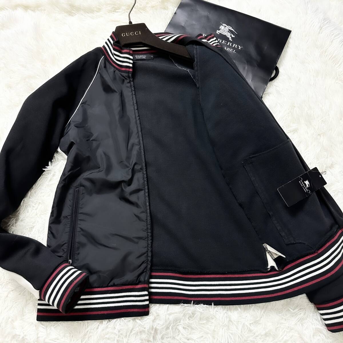 絶版極美品BURBERRY BLACK LABELジップアップトラックジャケット 絶版極美品BURBERRY BLACK LABELジップアップトラックジャケット
