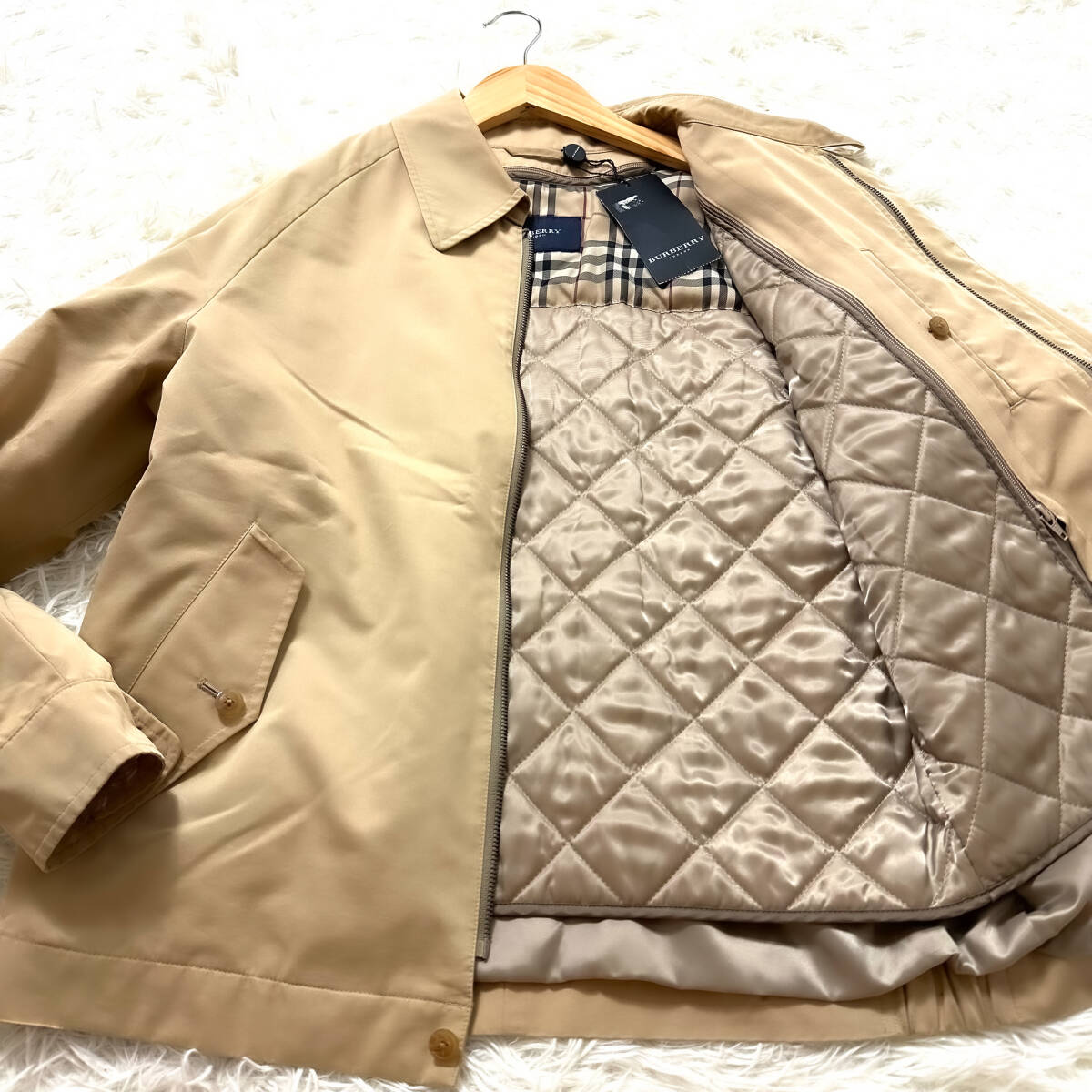 黄金美品BURBERRY LONDONトラックジャケット2wayライナー付ノバ 黄金美品BURBERRY LONDONトラックジャケット2wayライナー付ノバ